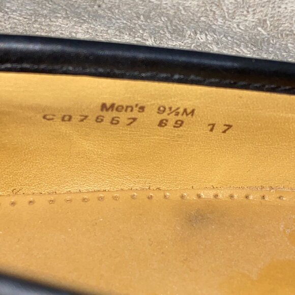 Cole Haan Men’s 9.5M Black Leather Horsebit Loafers Lug Sole Dress Casual Shoes - Picture 7 of 7